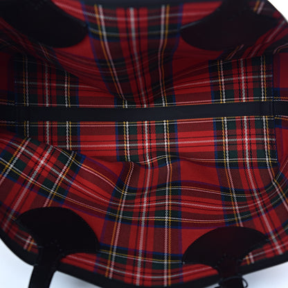 Burberry Vintage Check Medium The Giant Reversible Tote Antique Yellow Bright Red 8 of 12