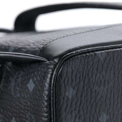 MCM Visetos Small Side Stud Stark Backpack Black 8 of 12