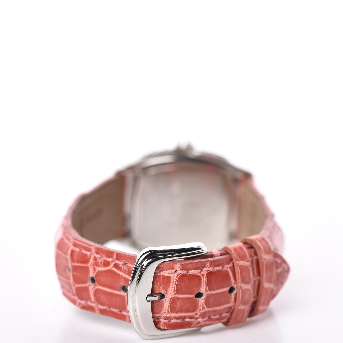 Stainless Steel Alligator Diamond Black Mother of Pearl 25mm Thoroughbred Quartz Watch