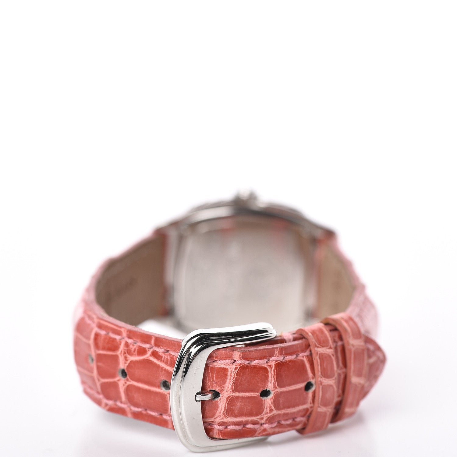 David Yurman Stainless Steel Alligator Diamond Black Mother of Pearl 25mm Thoroughbred Quartz Watch 6 of 10