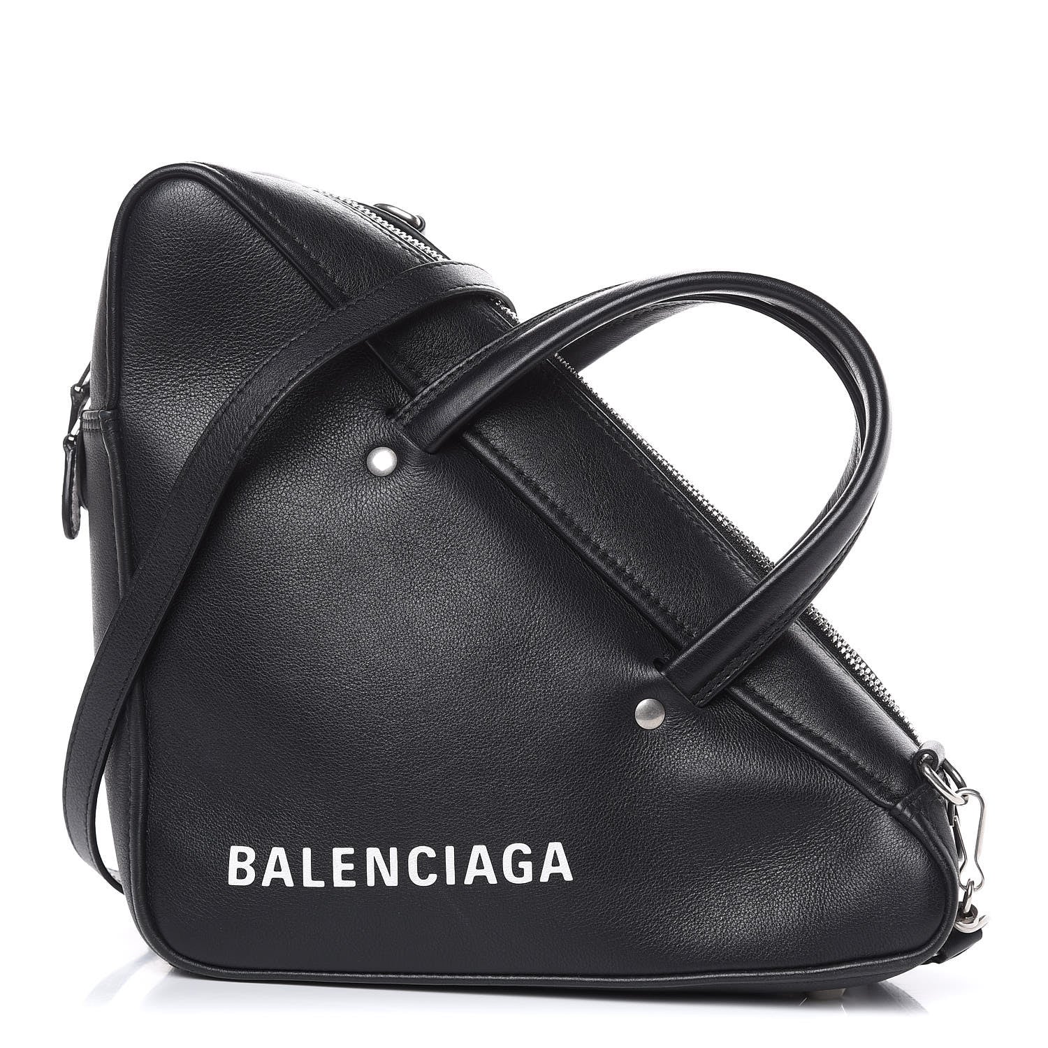 Balenciaga Calfskin S Triangle Duffle Black 1 of 15
