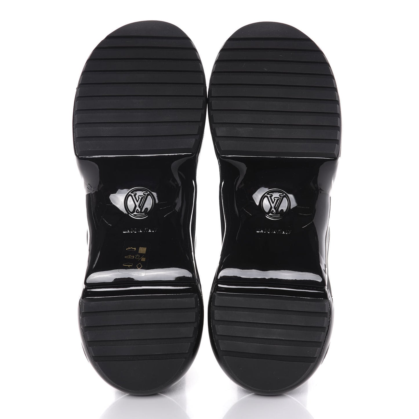 Stretch Textile Patent LV Archlight Sneaker Boots 41 Black