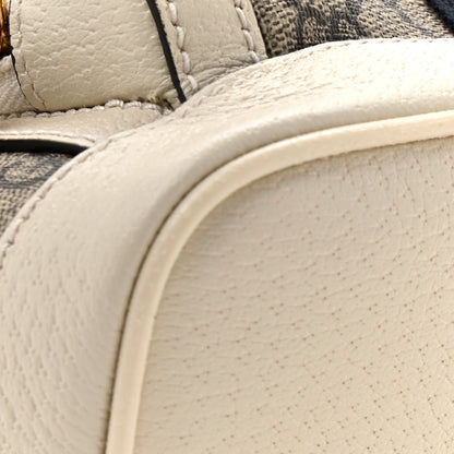 Gucci GG Supreme Monogram Textured Calfskin Web Small Ophidia Day Backpack Beige Ebony Mystic White 11 of 11