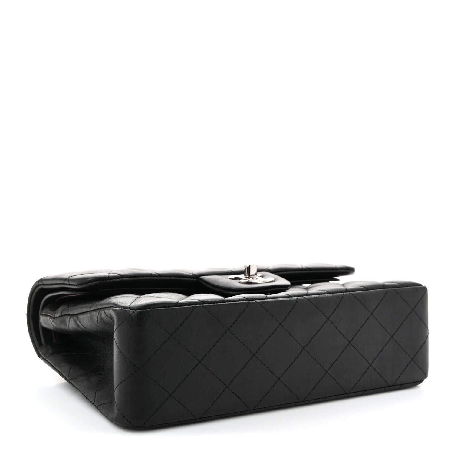 Chanel Lambskin Quilted Small Double Flap Black 4 of 10