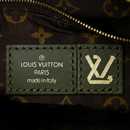 Louis Vuitton LOUIS VUITTON Econyl Mini Monogram Pillow Speedy Bandouliere 25 Khaki 6 of 9