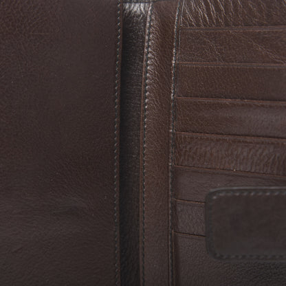 Gucci Crystal Monogram Continental Charmy Wallet Brown 7 of 8