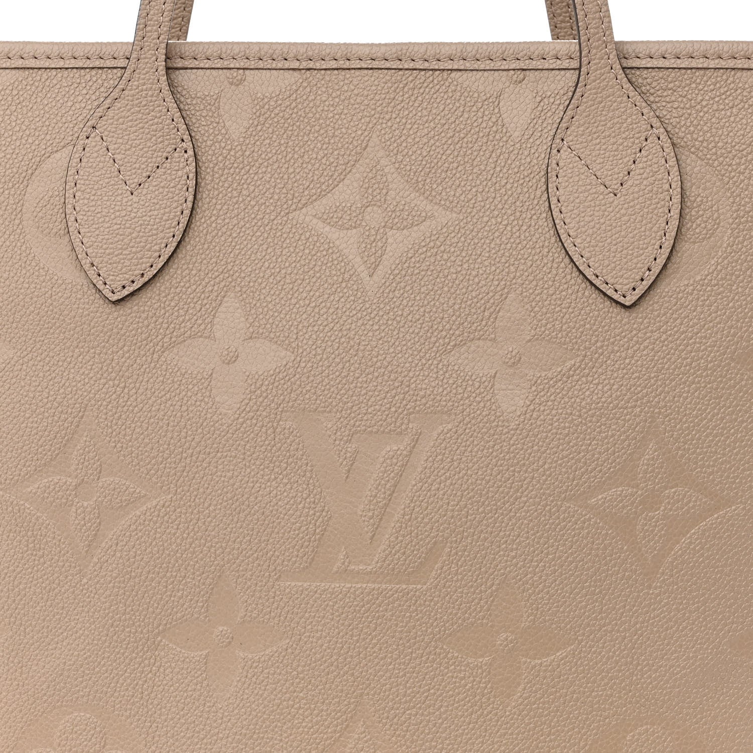 Louis Vuitton Empreinte Monogram Giant Neverfull MM Tourterelle 9 of 11