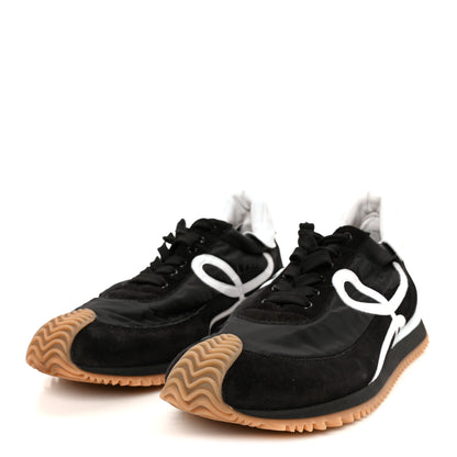 Loewe Nylon Suede Mens Flow Runners Sneakers 45 Black 4 of 9