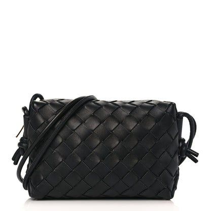 Bottega Veneta Nappa Intrecciato Mini Loop Camera Bag Black 1 of 8