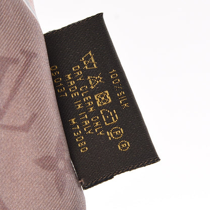 Louis Vuitton Silk Monogram Flower Ink BB Bandeau Light Pink 5 of 5