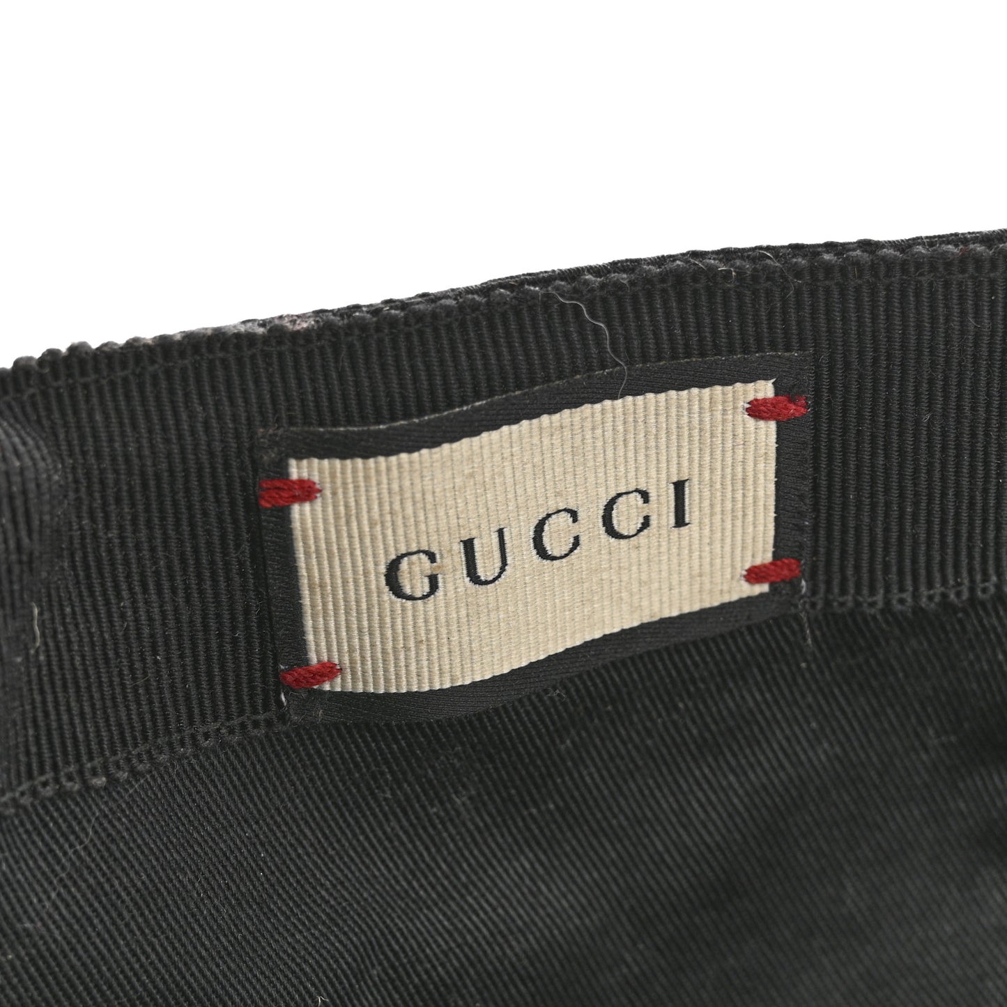 Monogram Web Baseball Hat L Black