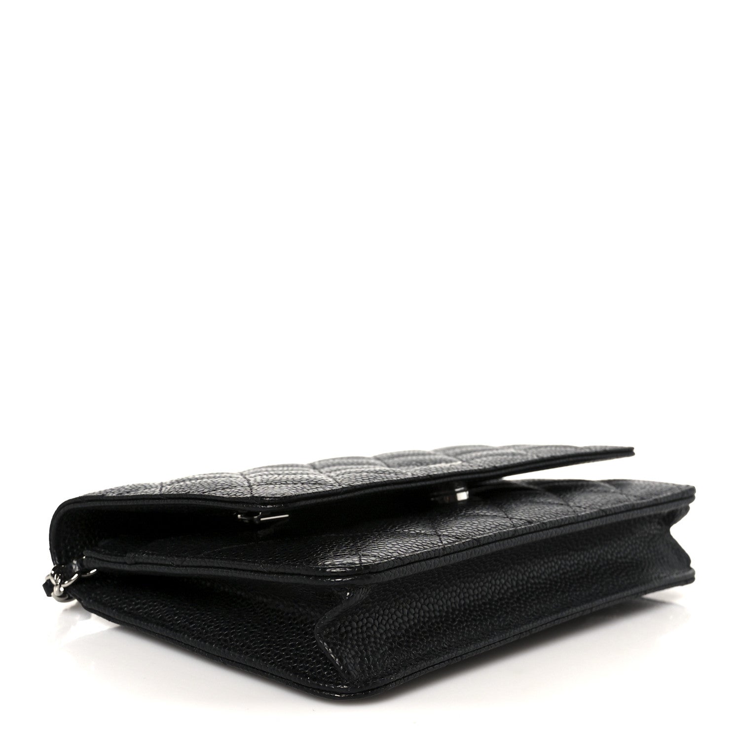 Chanel Caviar Quilted Wallet On Chain WOC Black 4 of 13