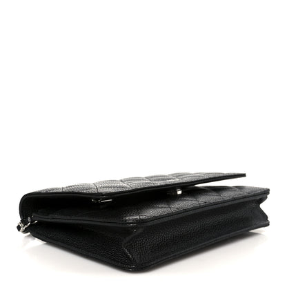 Chanel Caviar Quilted Wallet On Chain WOC Black 4 of 13