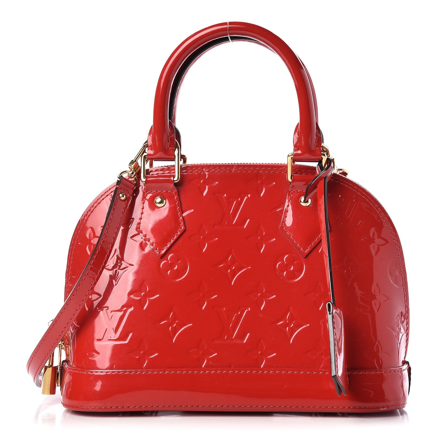 Louis Vuitton Vernis Alma BB Cherry 1 of 9