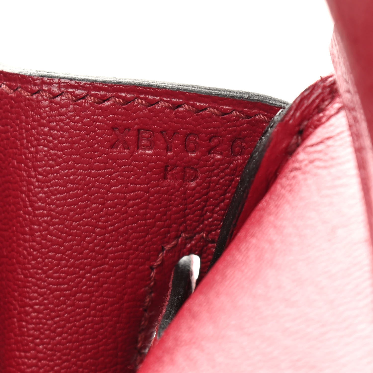 Hermes Taurillon Clemence Birkin 30 Rouge Grenat 7 of 10
