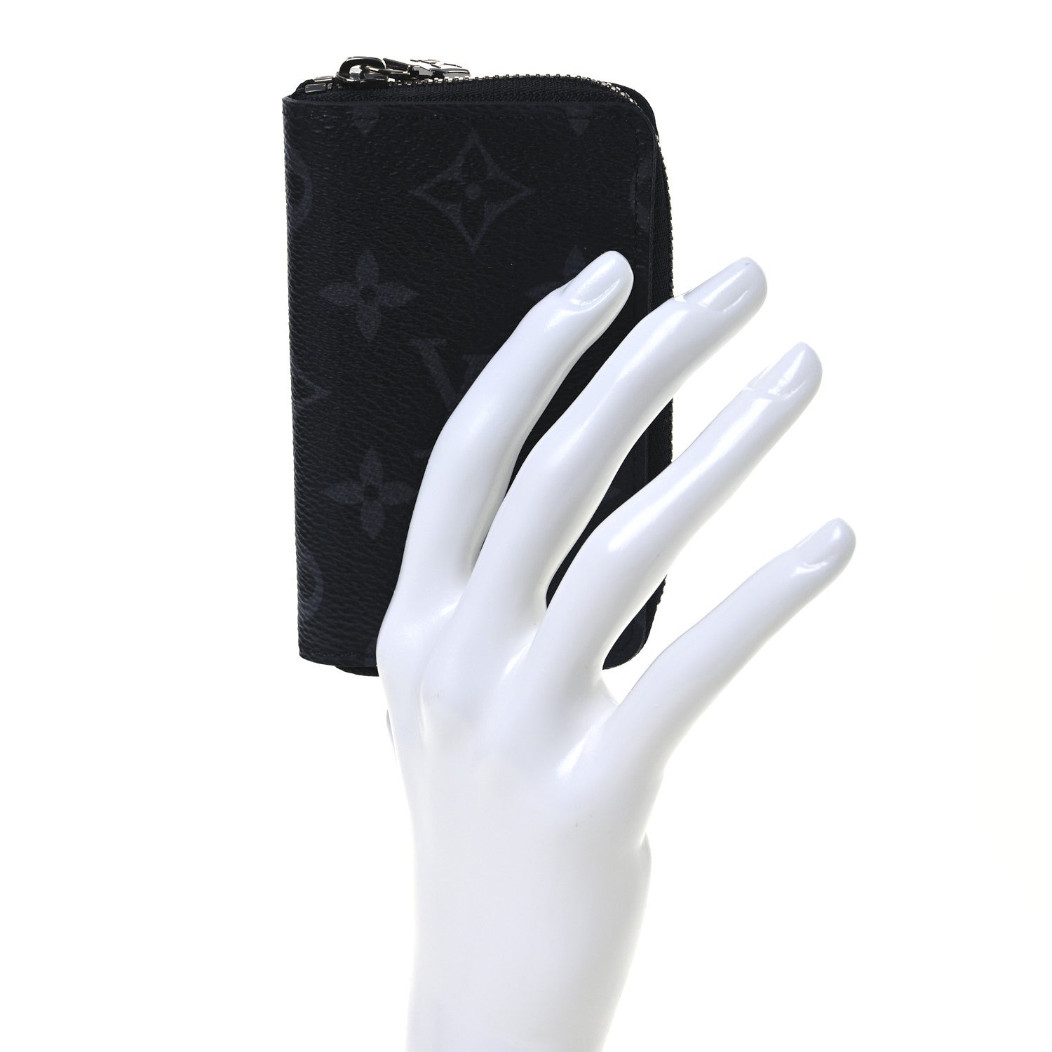 Louis Vuitton Monogram Eclipse Zippy Coin Purse Vertical 2 of 8