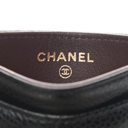 Chanel Caviar Quilted Card Holder Black 6 of 10