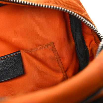 Gucci Econyl Nylon Monogram Off The Grid Shoulder Bag Carrot Orange Black 14 of 14