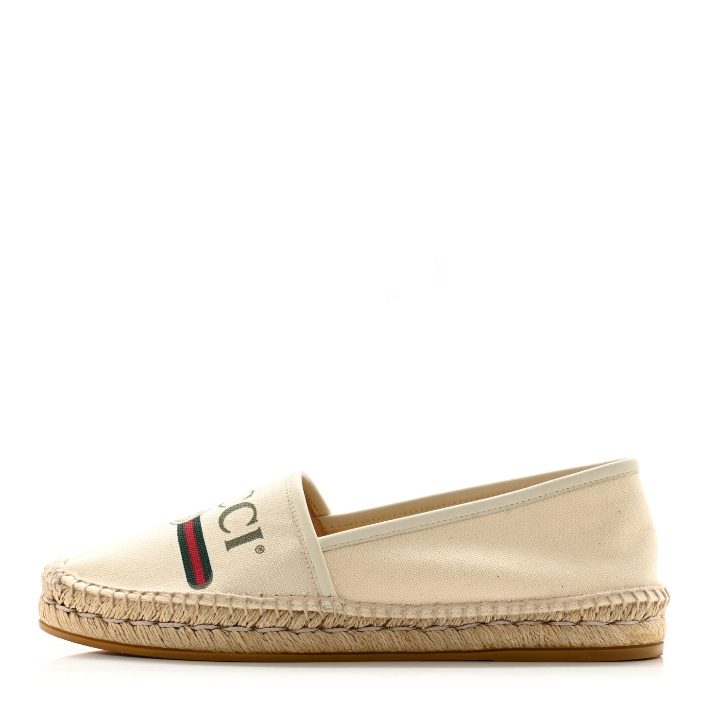 Canvas Logo Espadrilles 39 Greggio 39.5 White