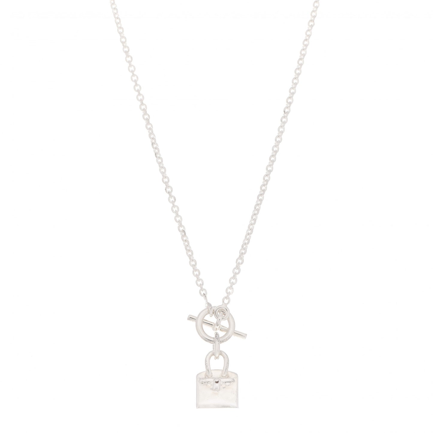 Sterling Silver Birkin Amulette Pendant Necklace