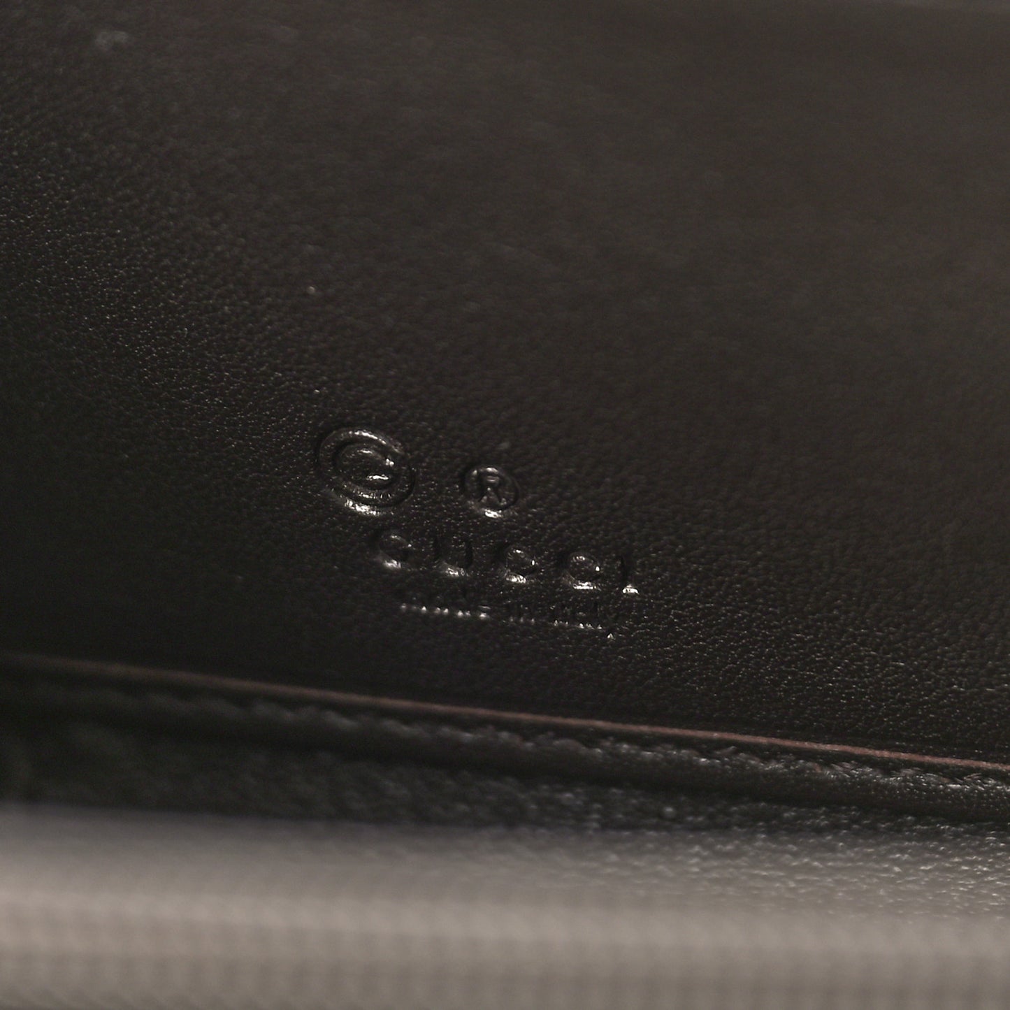 Microguccissima Zip Around Wallet Testa di Moro