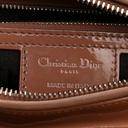 Christian Dior Patent Cannage Medium Lady Dior Beige 6 of 11