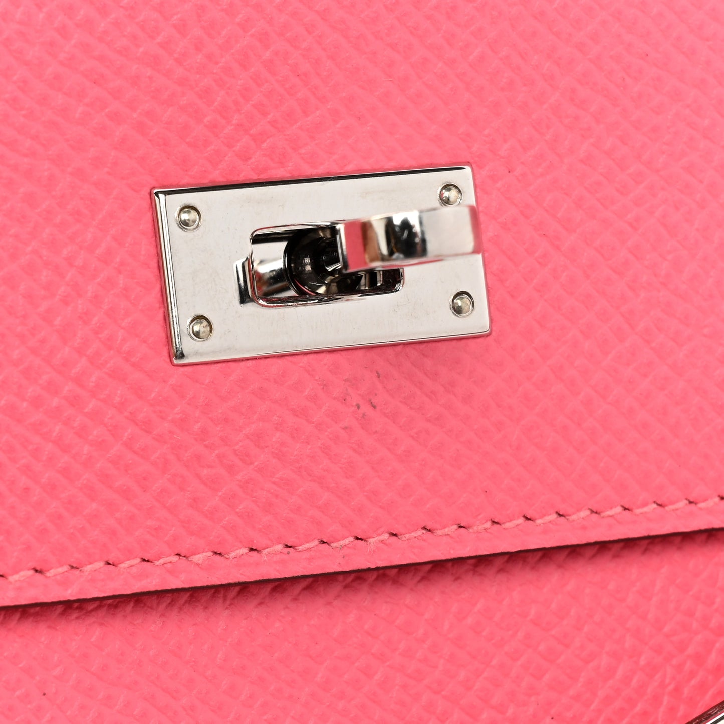 Epsom Kelly Longue Wallet Rose Azalee