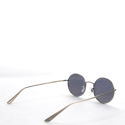 Oliver Peoples The Row After Midnight Round Sunglasses Pewter Blue 3 of 8