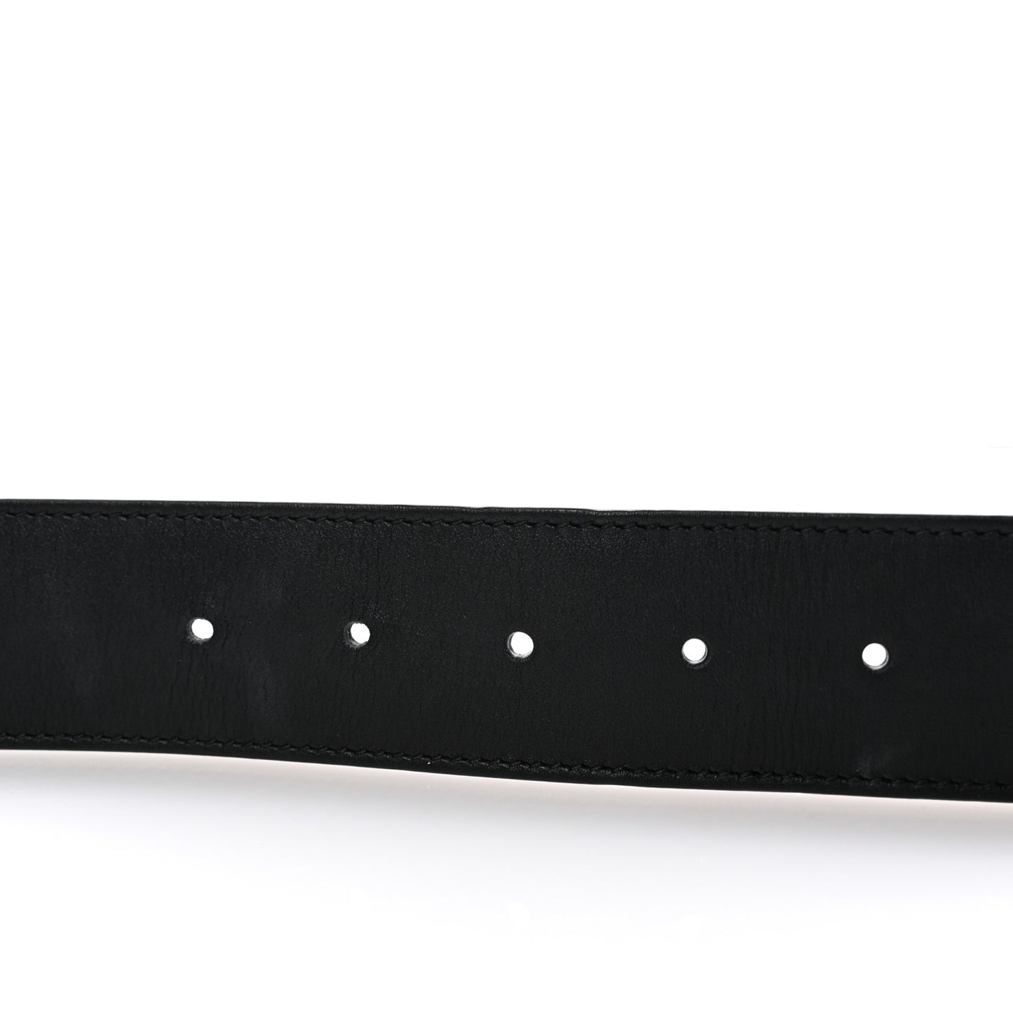 Calfskin Crystal Double G 40mm Belt 80 32 Black