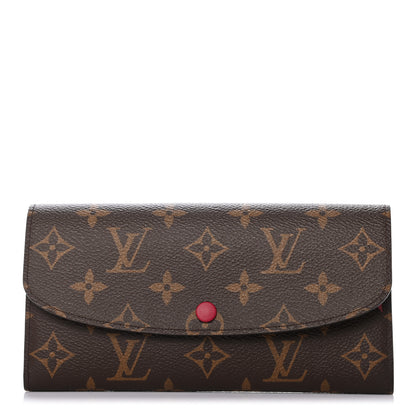 Louis Vuitton Monogram Emilie Wallet Fuchsia 1 of 6