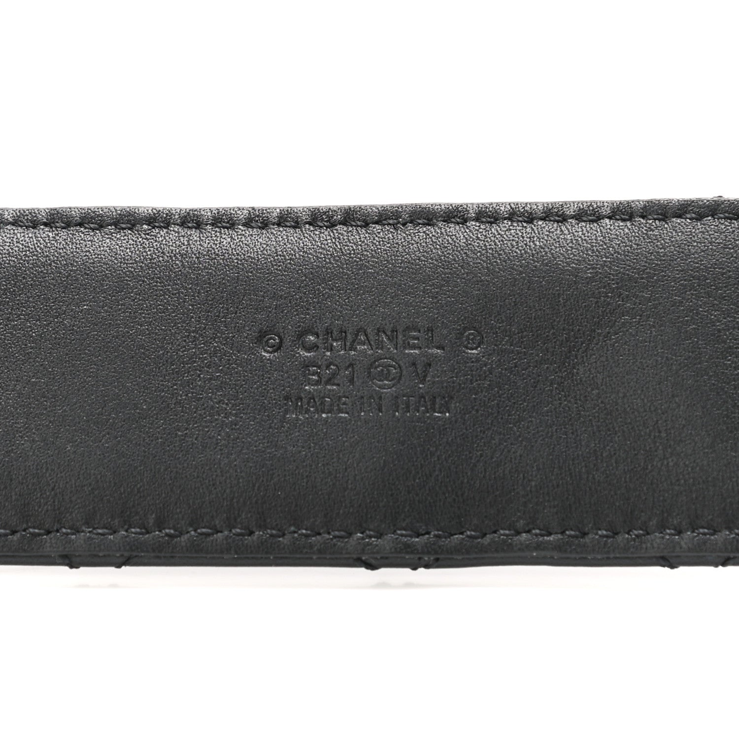 Chanel Lambskin Quilted CC Chain Belt 80 32 Black 6 of 8
