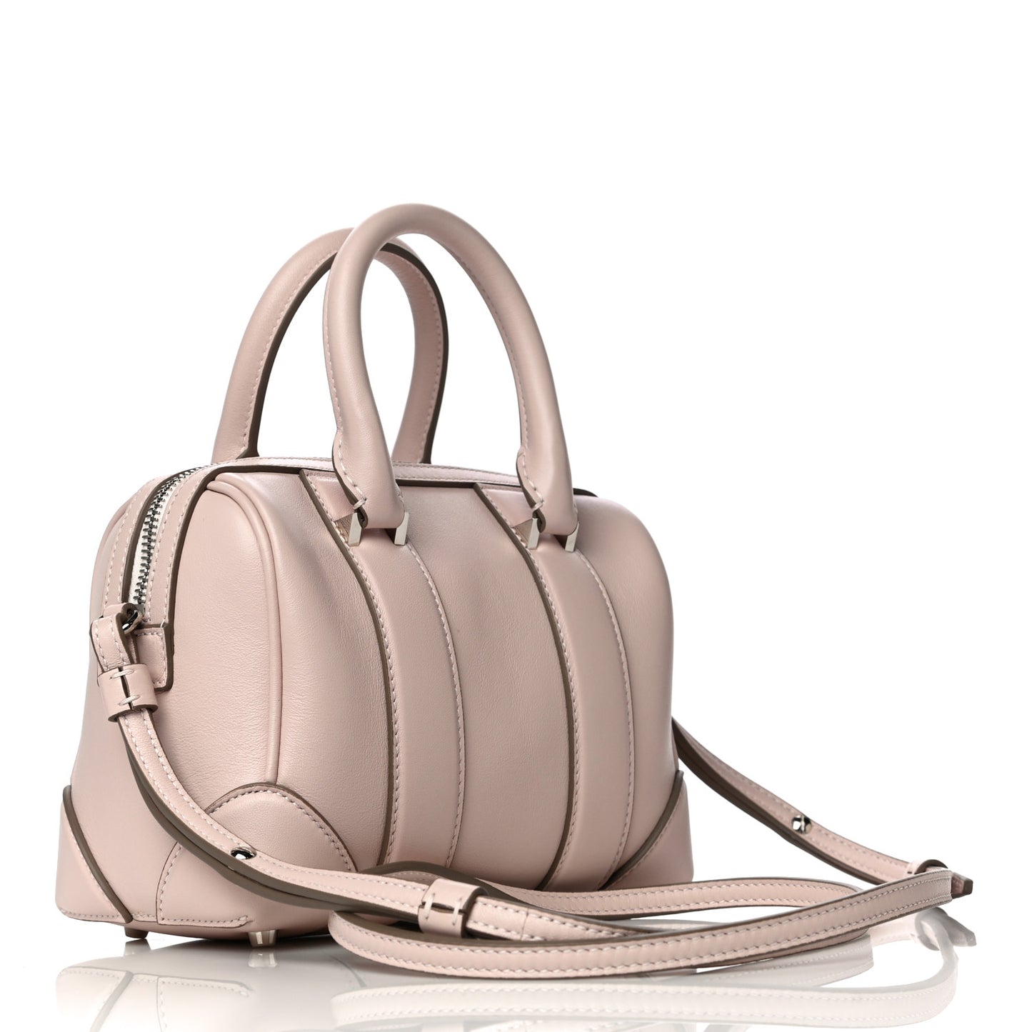 Calfskin Micro Lucrezia Nude Pink