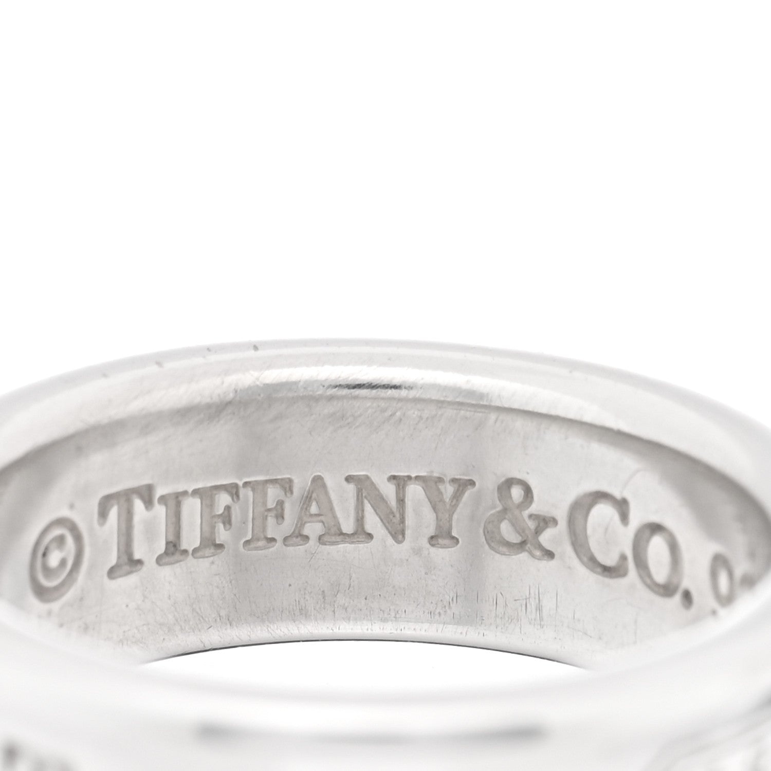 Tiffany Sterling Silver 1837 Band Ring 51 5.75 4 of 4