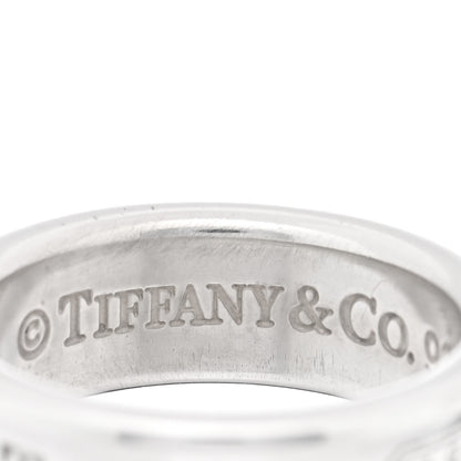 Tiffany Sterling Silver 1837 Band Ring 51 5.75 4 of 4
