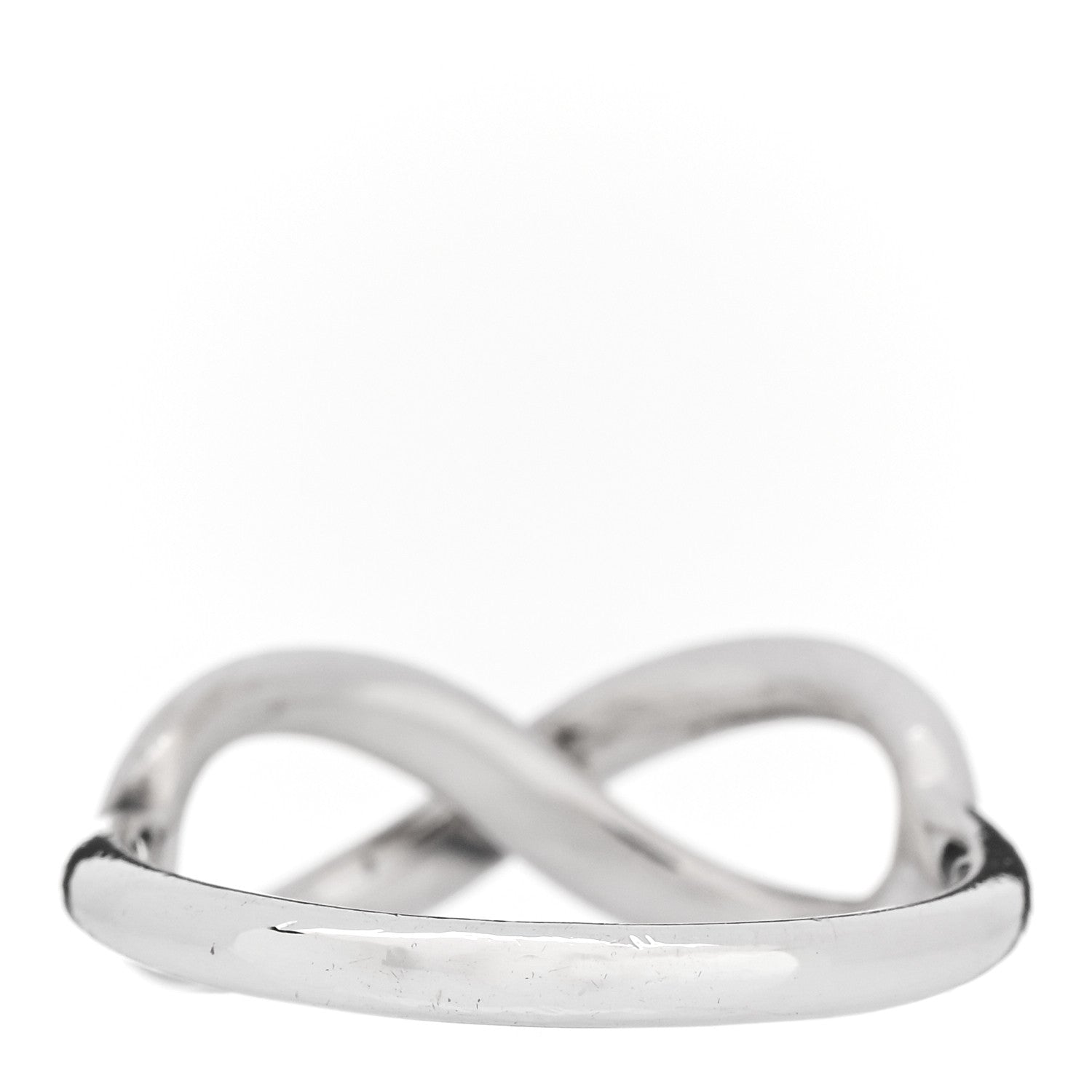Tiffany Sterling Silver Infinity Ring 51 5.75 3 of 4