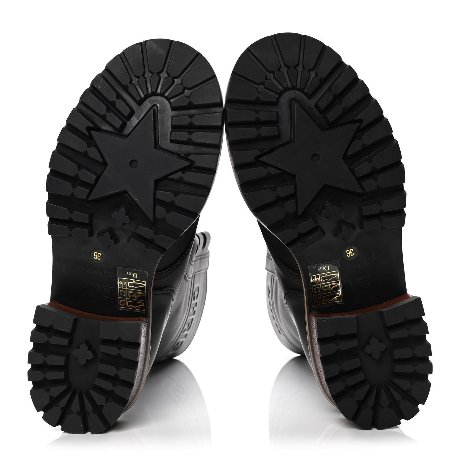 Christian Dior Calfskin Dior Quest 35mm Hiking Boots 36 Black 4 of 5