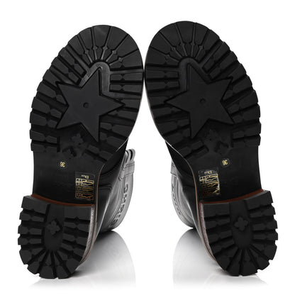 Christian Dior Calfskin Dior Quest 35mm Hiking Boots 36 Black 4 of 5