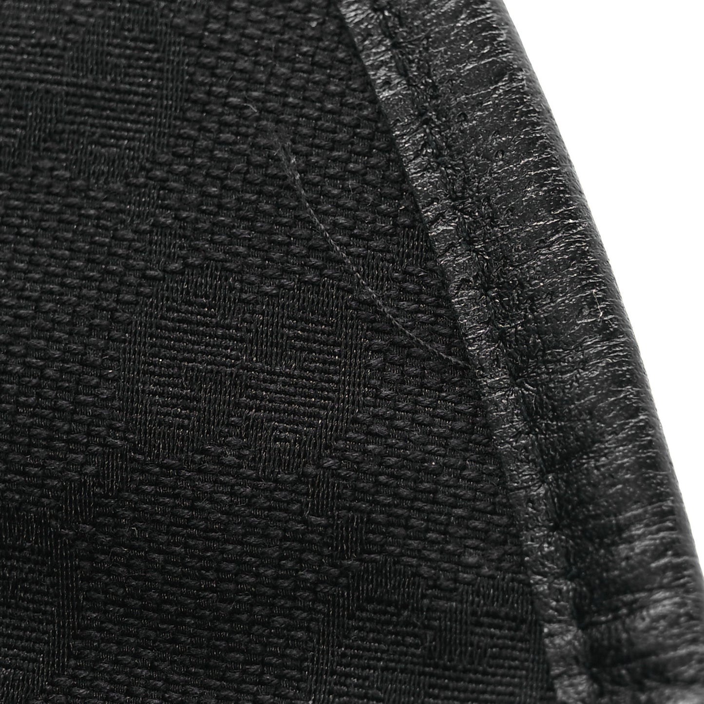 Wool Nylon GG Monogram Reversible Bucket Hat L Black Grey