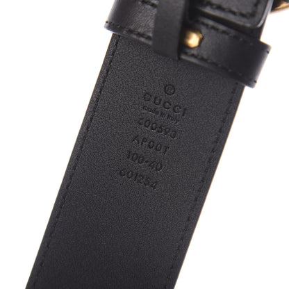 Gucci Calfskin Double G 40mm Belt 100 40 Black 5 of 5