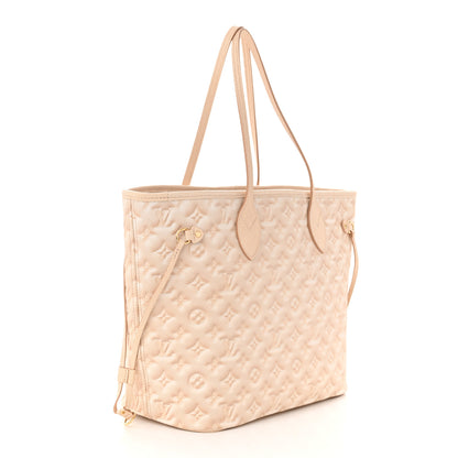 Louis Vuitton Empreinte Monogram Summer Stardust Neverfull MM Beige Clair 4 of 10