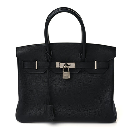 Hermes Togo Horseshoe Birkin 30 Black 1 of 10