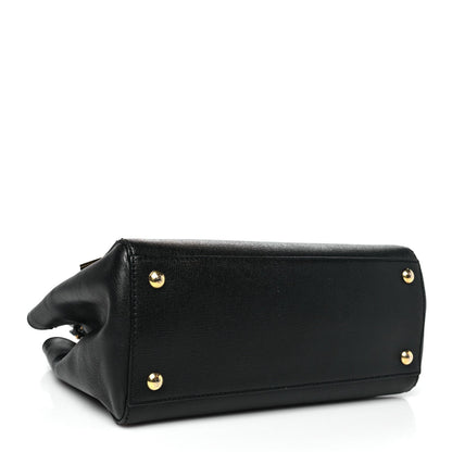 Fendi Vitello Elite Petite 2Jours Tote Black 4 of 10