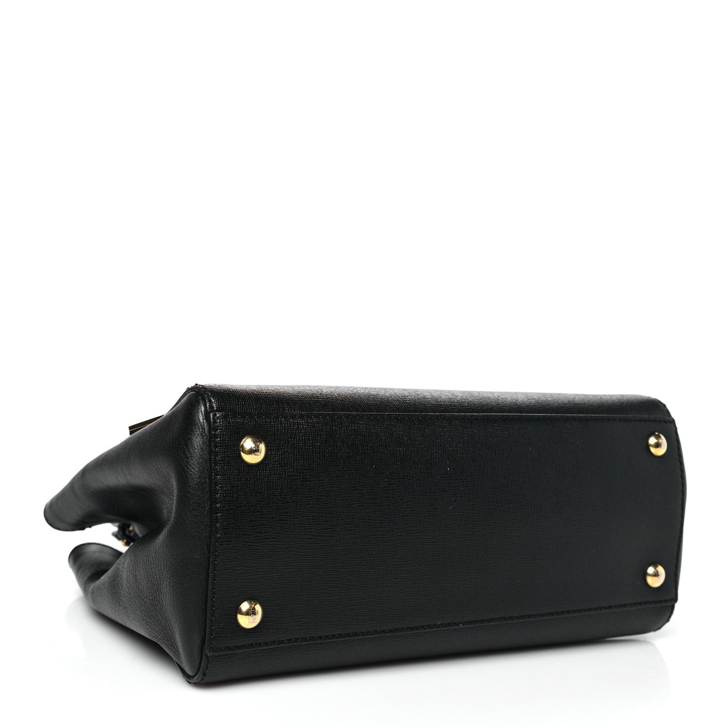 Fendi Vitello Elite Petite 2Jours Tote Black 4 of 10