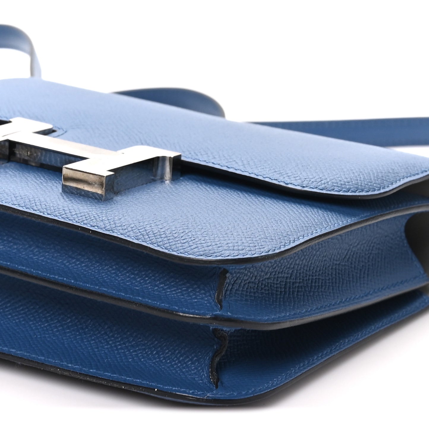 Epsom Constance Verso 18 Bleu Agate Gris Mouette