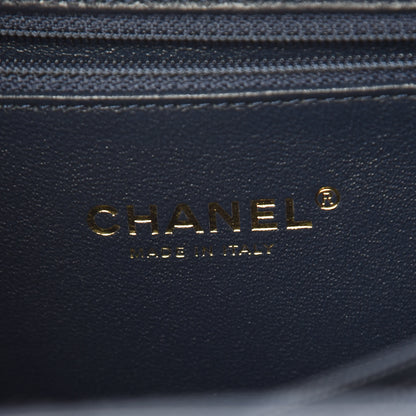 Chanel Caviar Quilted Medium CC Filigree Vanity Case Navy 6 of 11
