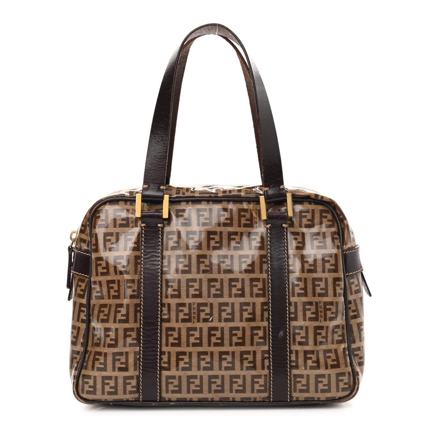 Vinyl Zucchino Tote Tobacco