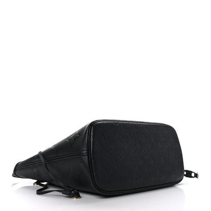 Louis Vuitton Empreinte Monogram Giant Neverfull MM Black 5 of 9