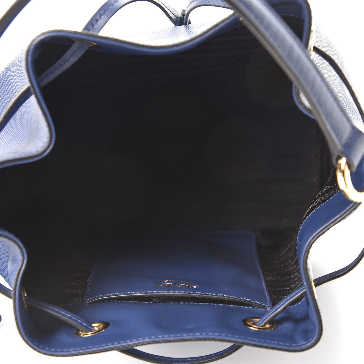 Saffiano Bucket Bag Bluette