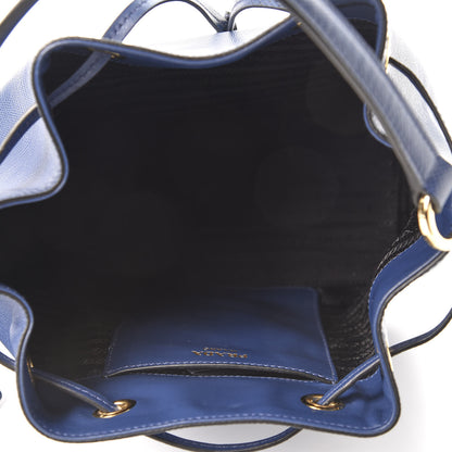 Prada Saffiano Bucket Bag Bluette 4 of 8