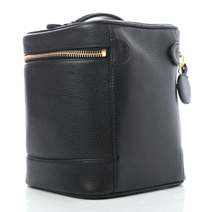 Chanel Caviar Vanity Cosmetic Case Black 3 of 8